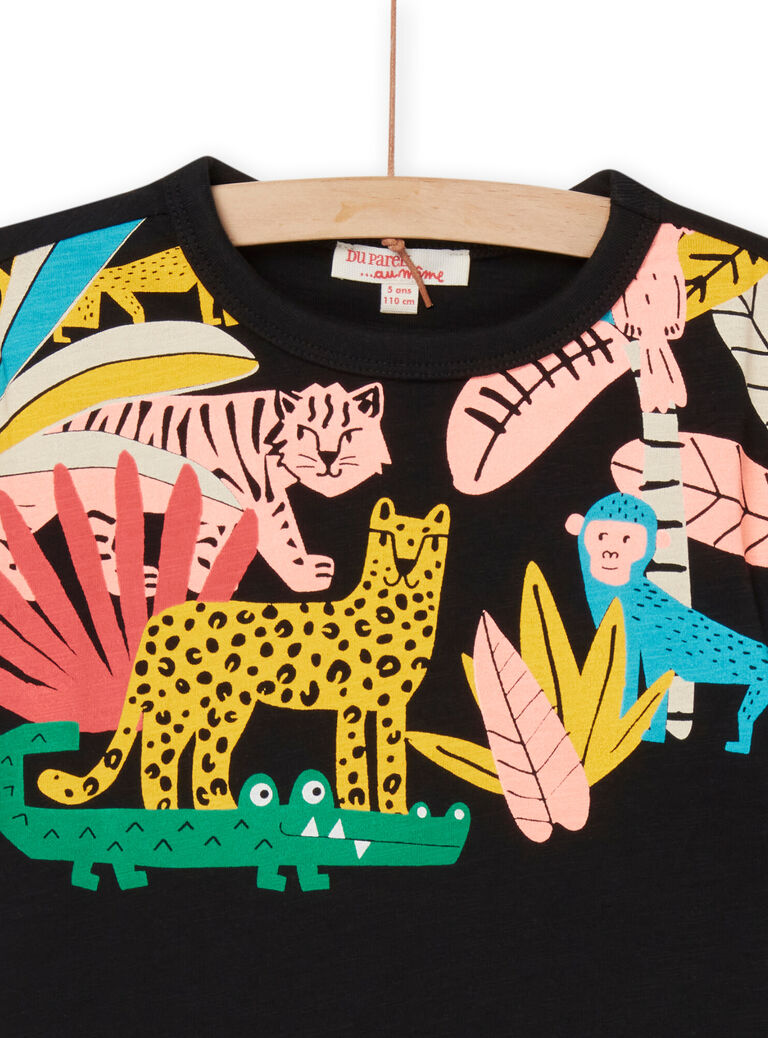 T-shirt à motifs jungle