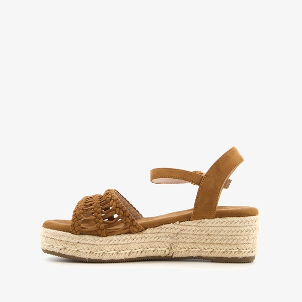 Blue Box dames espadrilles met sleehak beige