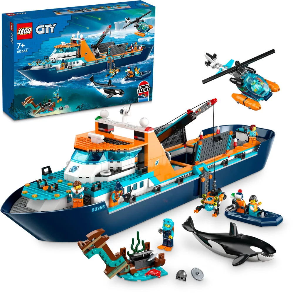 LEGO®CITY 60368 - LE NAVIRE D’EXPLORATION ARCTIQUE
