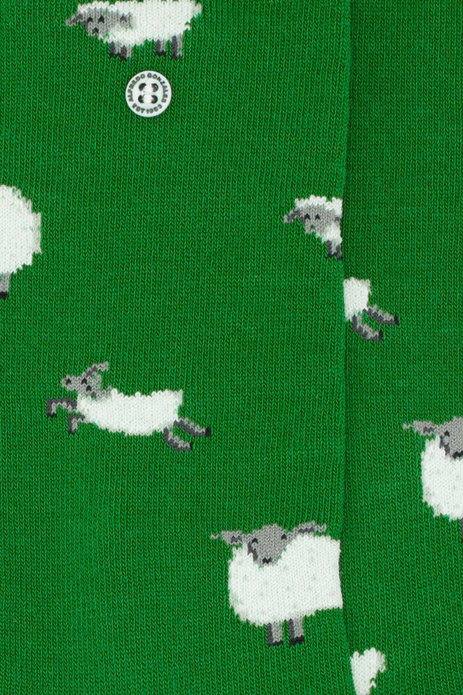 Alfredo Gonzales sokken Sheep groen