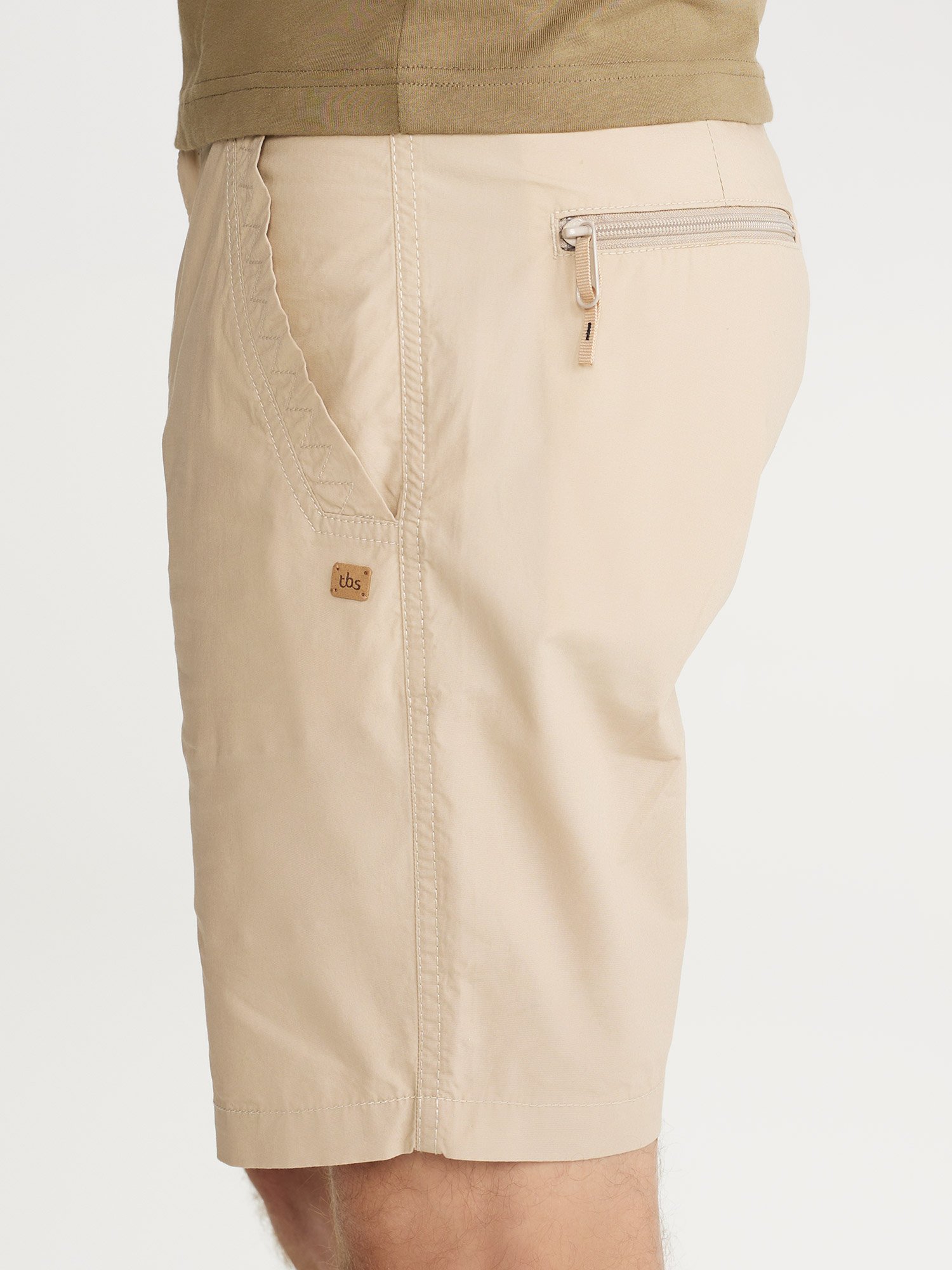Short Homme Léger Coton Biologique Beige