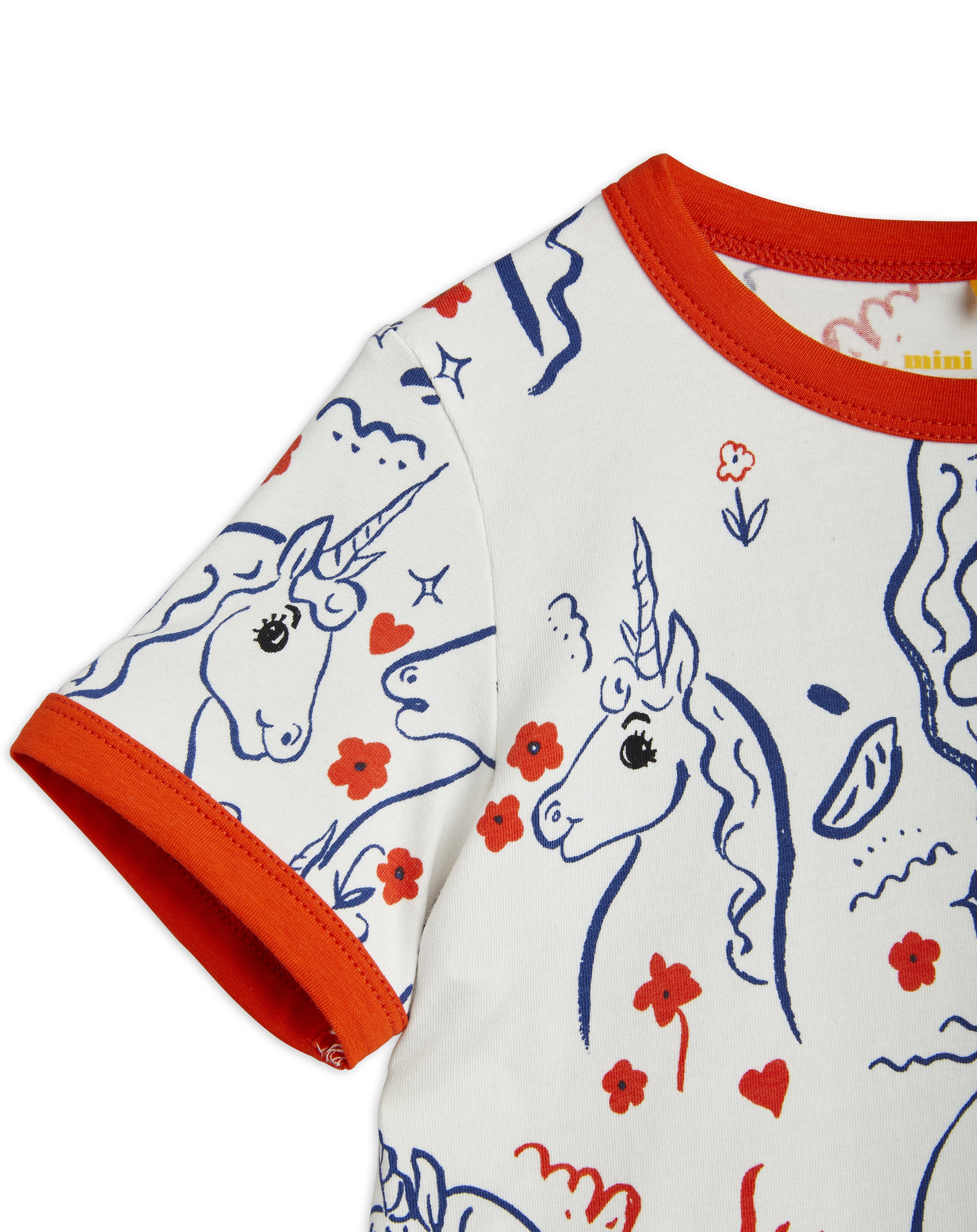 T-Shirt SCOTTISH UNICORNS AOP in white