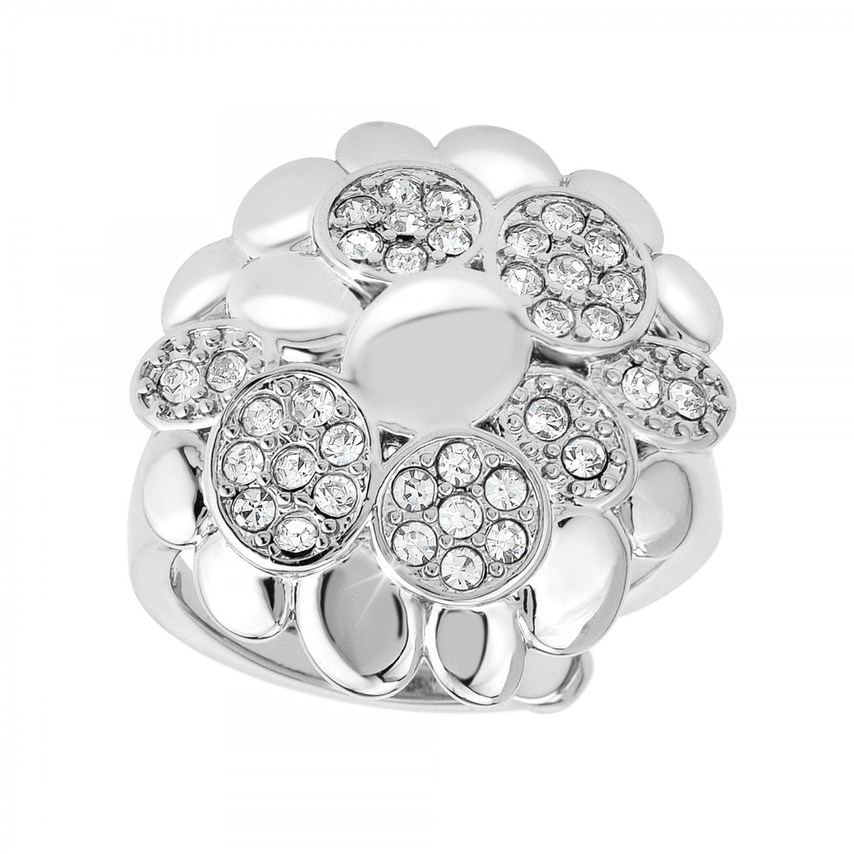 Bague ajustable SC Crystal ornée de Zirconium