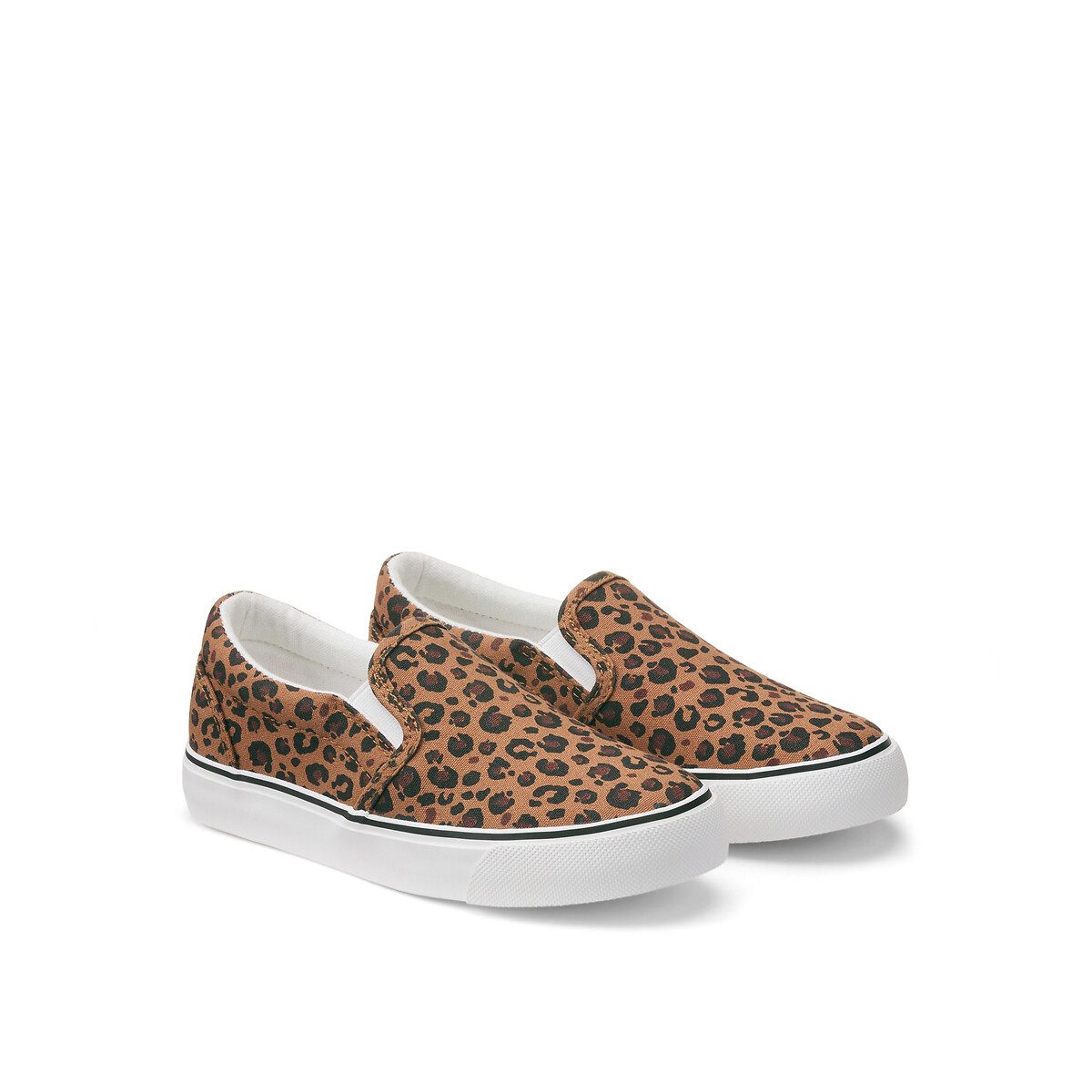 COLEÇÃO LA REDOUTE<br>Tênis slip-on, estampa de leopardo