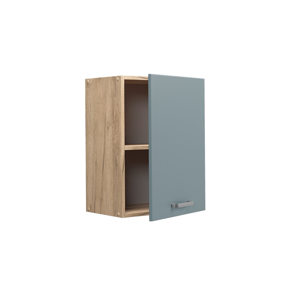 Vicco Hängeschrank Küchenschrank R-Line Solid Eiche Blau Grau 45 cm modern