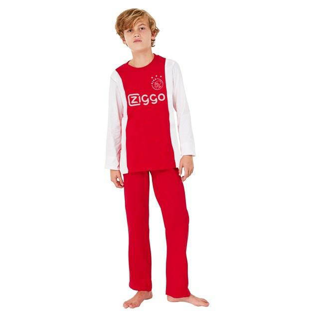 Ajax pyjama rood/wit