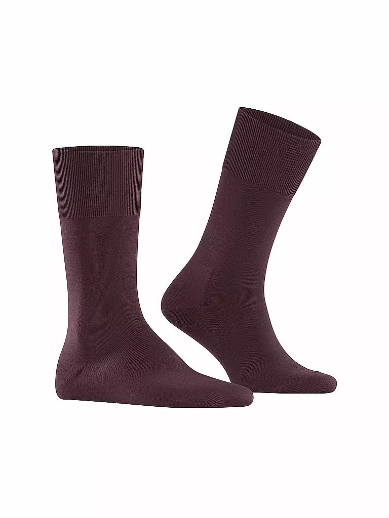 FALKE Herren Socken CLIMAWOOL barolo rot