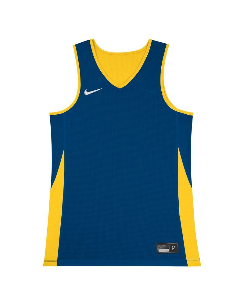 Maillot de basket reversible Nike Team Jaune & Bleu Royal pour enfant