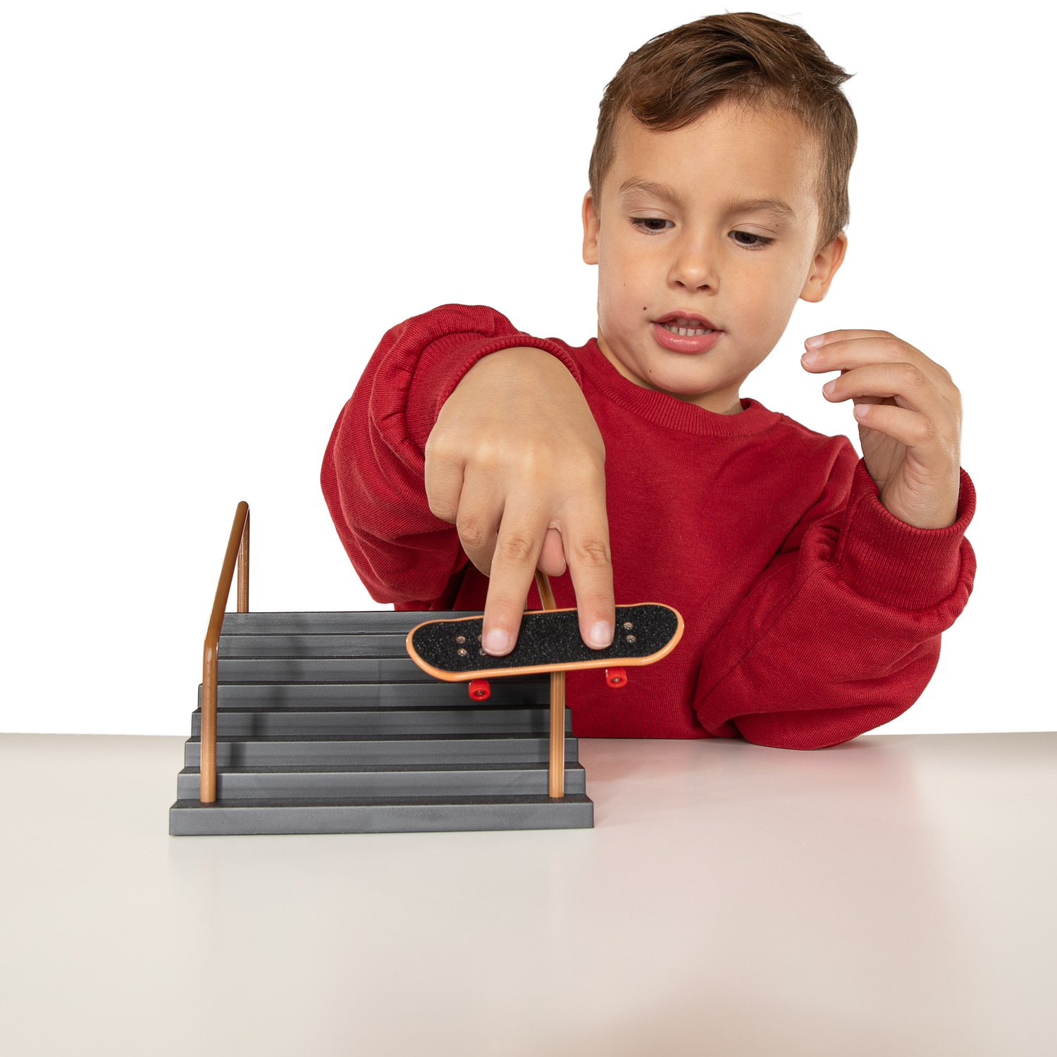 Vinger Skateboard met Trap, 4dlg.
