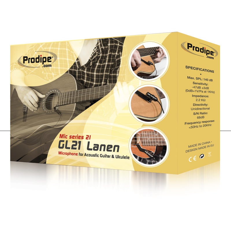 Prodipe GL21 Lanen microfoon voor akoestische gitaar en ukelele