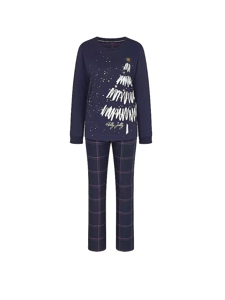 TRIUMPH Pyjama WINTER MOMENTS  dunkelblau