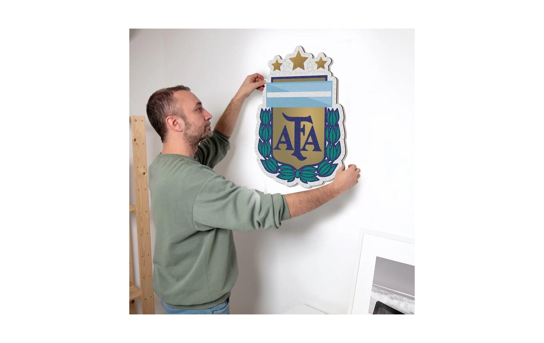 Puzzle »Iconic Nationalmanschaft Argentinien- Logo« Holzart: Birke (Herkunftsland: China)
