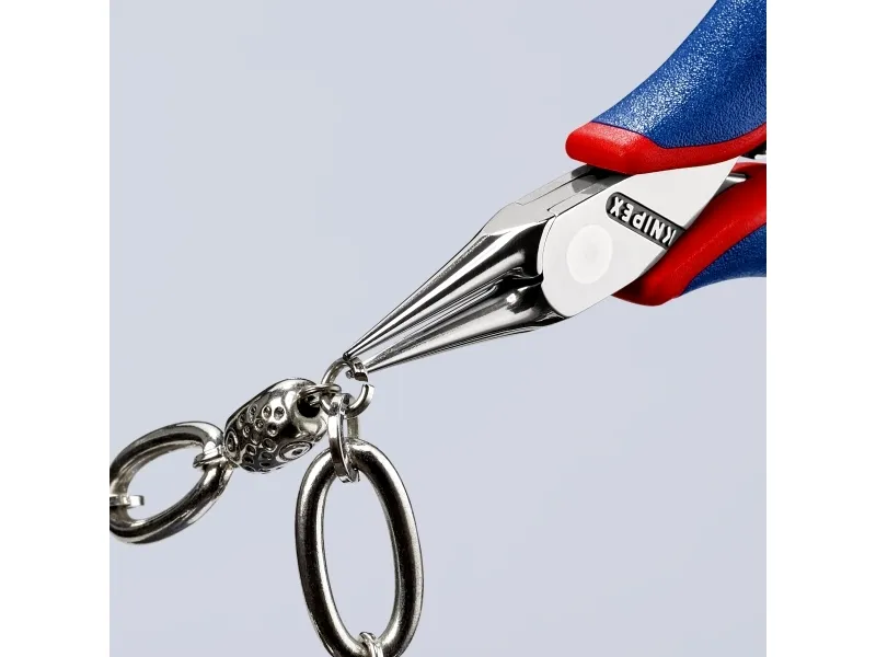 Knipex 35 32 115, Nåletang, 1 mm, 2,25 cm, Stål, Blå, Rød, 115 mm