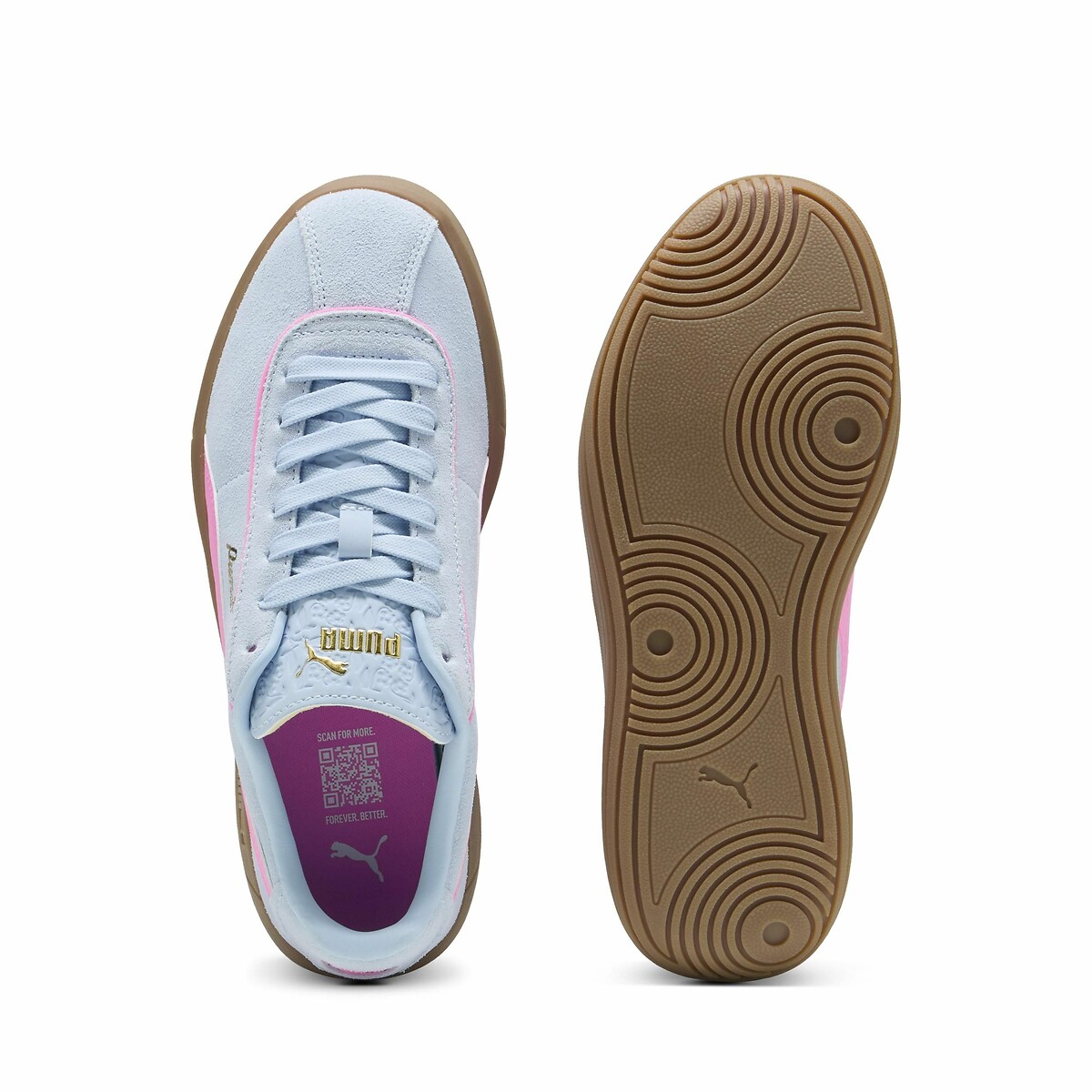 PUMA<br>Tênis Club Clássico Camurça