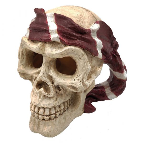 Trixie Crânio Pirata Decorativo para Aquário 15 cm