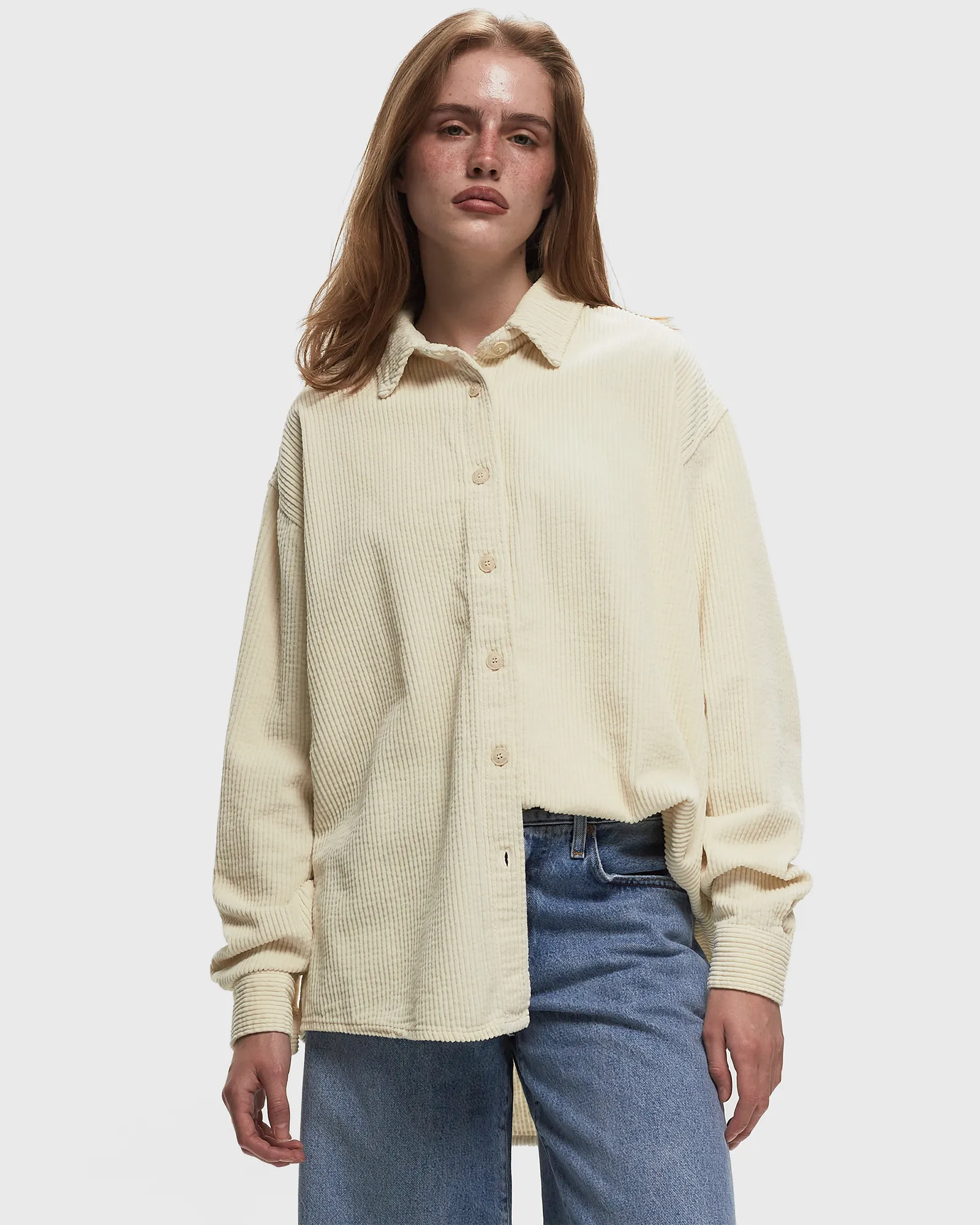 American Vintage CHEMISE ML COL BOUTONNE