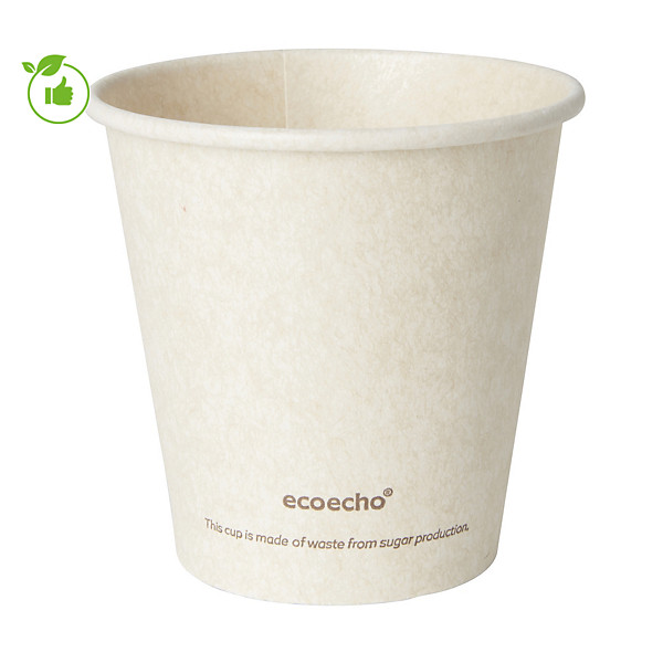 Gobelets Duni SWEET en bagasse 18 cl, lot de 50