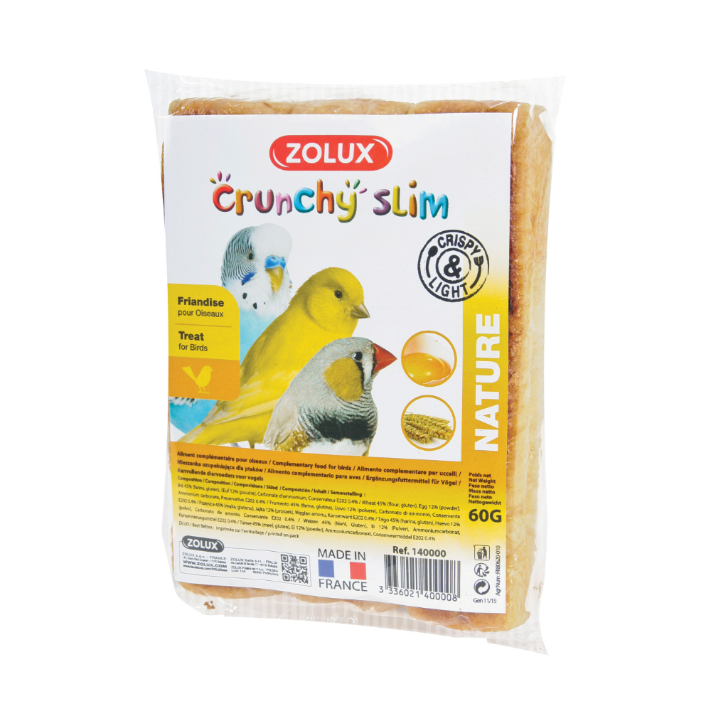 Friandises pour oiseaux crunchy slim 9 x 20gr