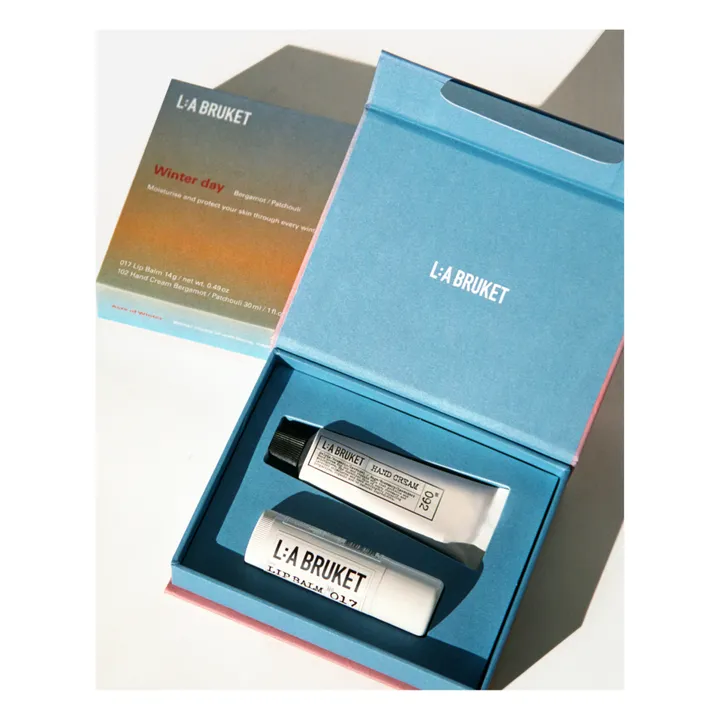 L:A BRUKET Coffret Winter Day duo lèvres & mains 017 & 092