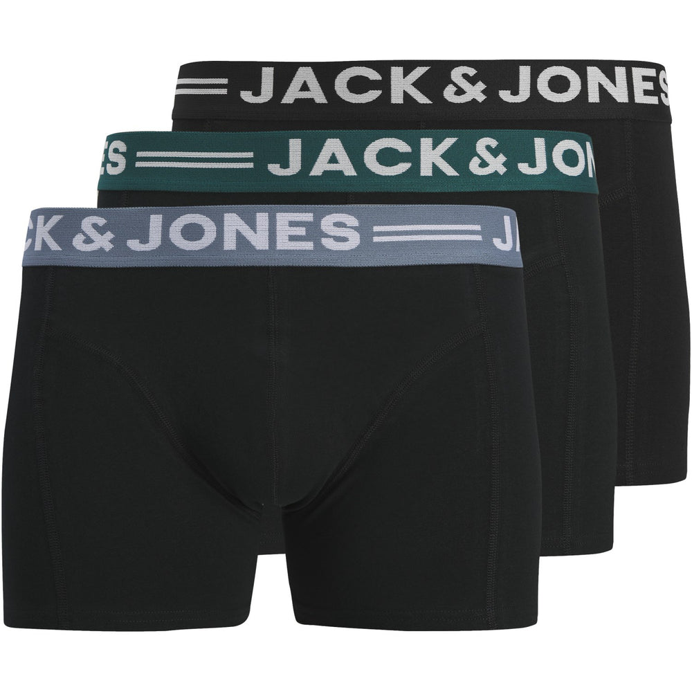 Køb Jack & Jones Junior Black Sense Trunks 3-Pak Noos Jnr