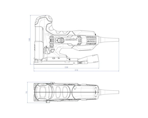 Metabo STE 100 Quick decoupeerzaag inclusief decoupeerzaagblad