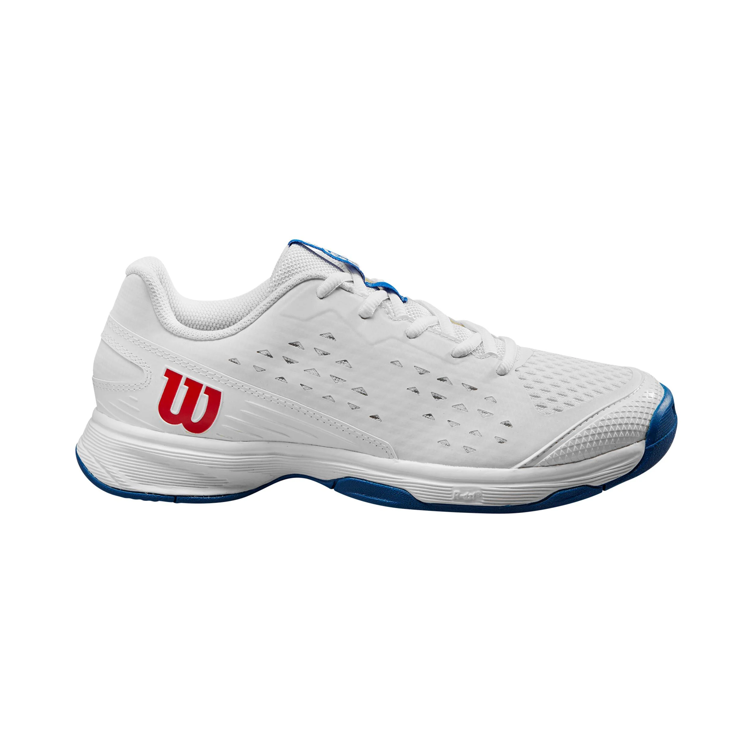 Wilson Rush Pro Chaussures Toutes Surfaces Enfants - Blanc , Bleu
