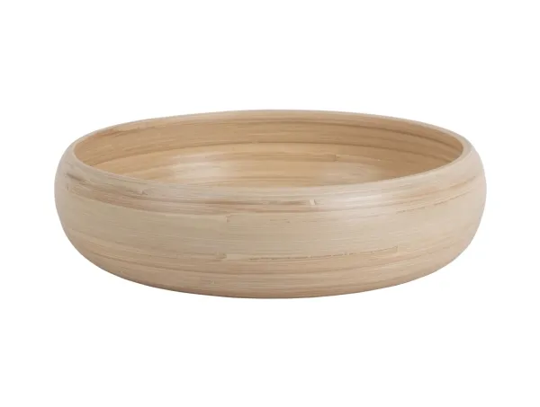 present time PT4192NT, Serveringsskål, Bamboo, Naturlig, Rund, 30 cm, 80 mm