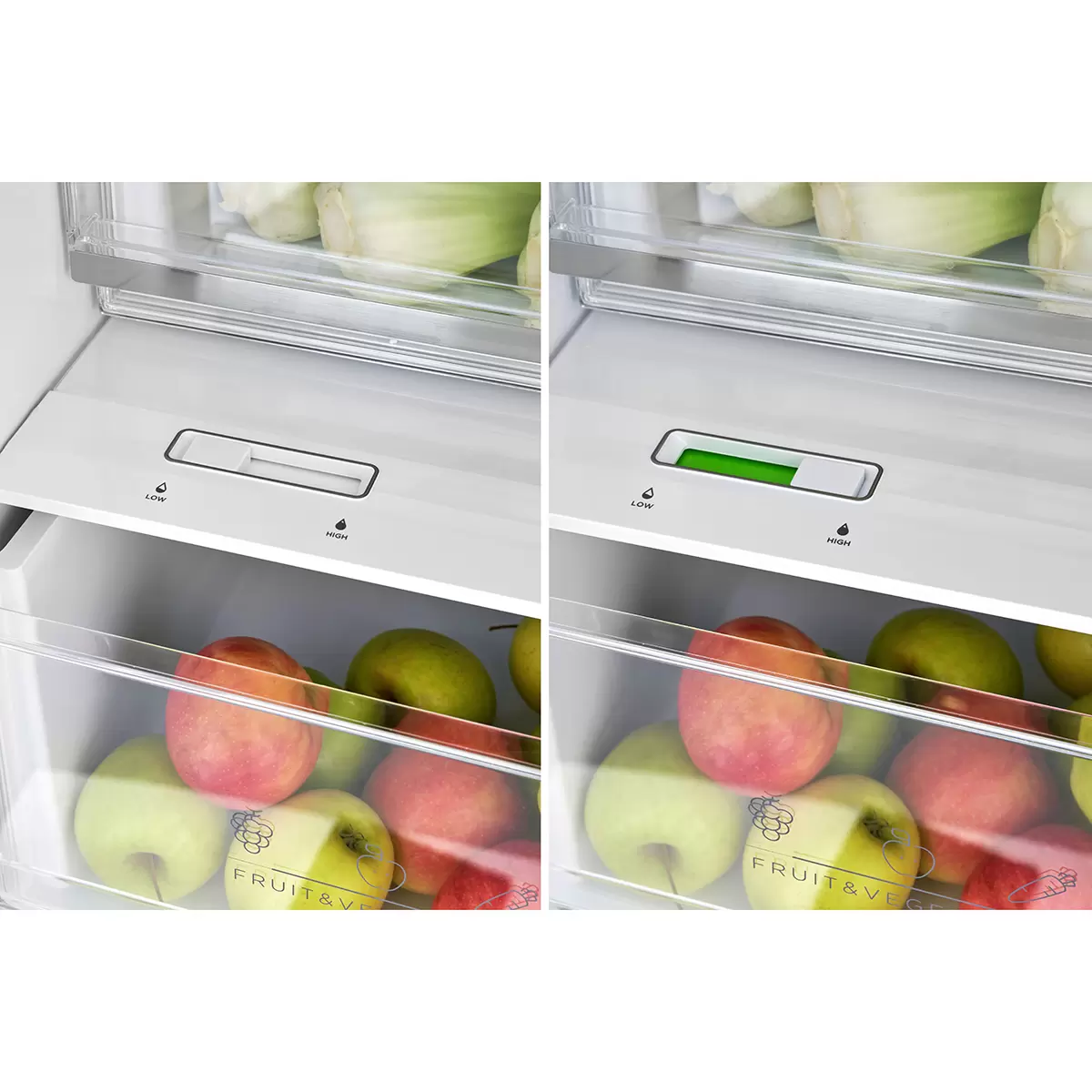 Kühl-/ Gefrier-Kombination Food Center/ French Door Silber
