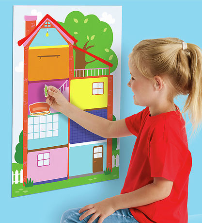 SES Creative - Mein Erstes - Poster mit Stickers - Haus