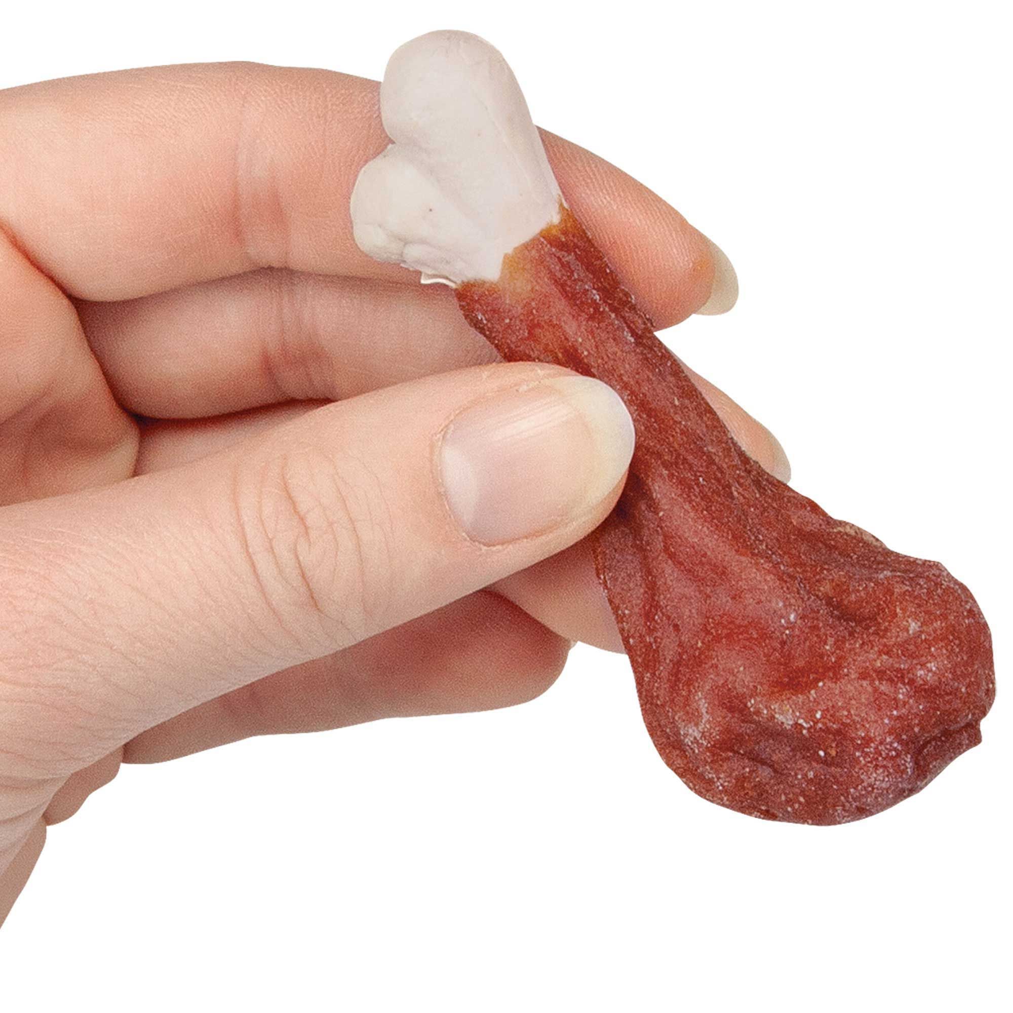 Schecker Hundesnack - Hühnerbein mit Calciumknochen