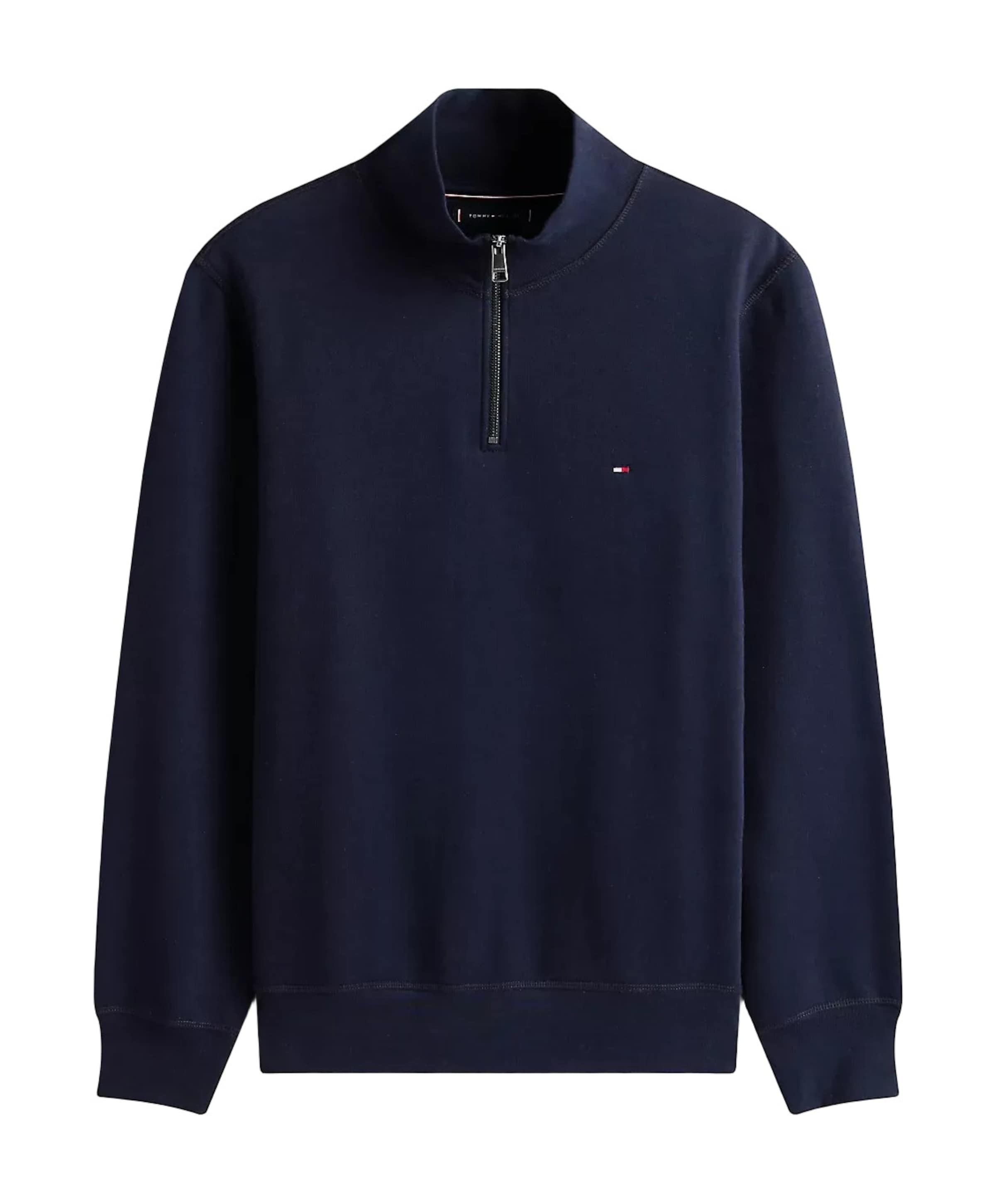 Tommy Hilfiger Heren trui met rits blauw
