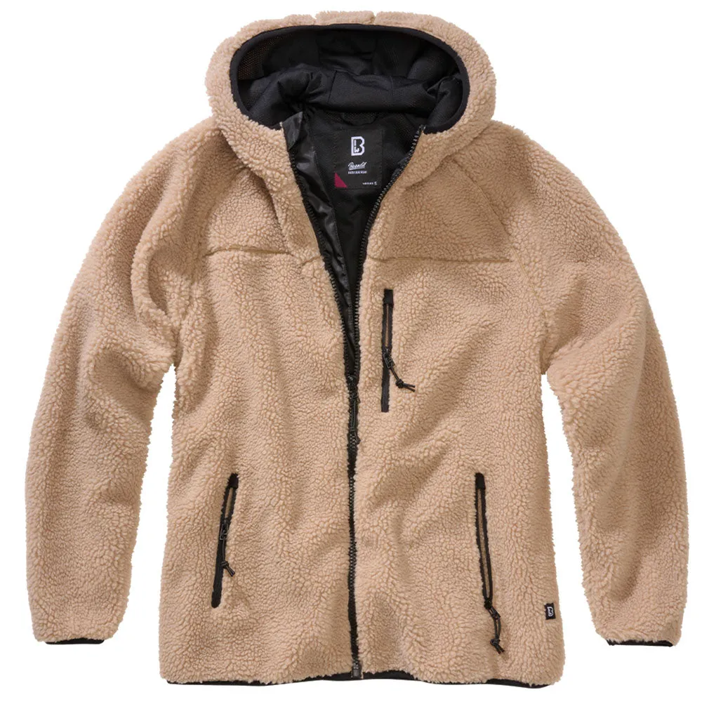 Brandit -  Jacke Teddyfleecejacket Hood Frauen