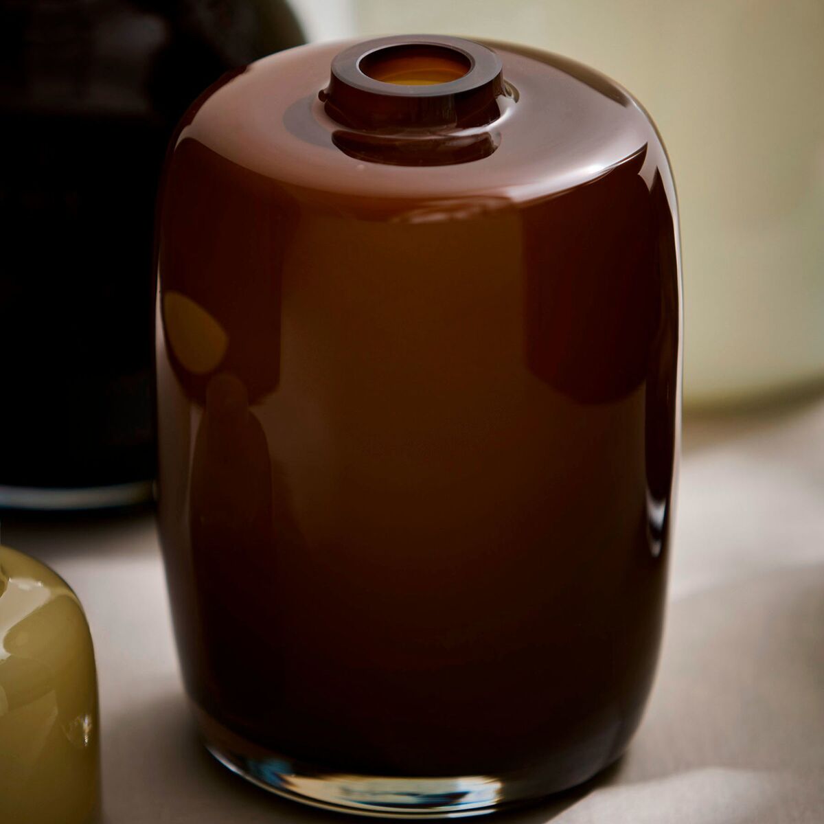Verona vase, brun
