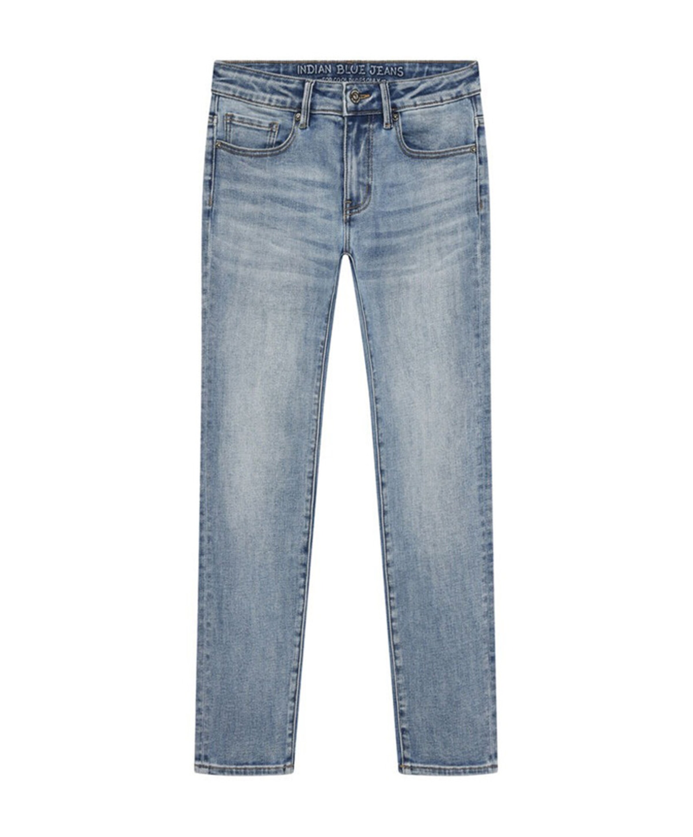 Indian Blue Jeans Straight Fit Light Jeans jongens jeans blauw