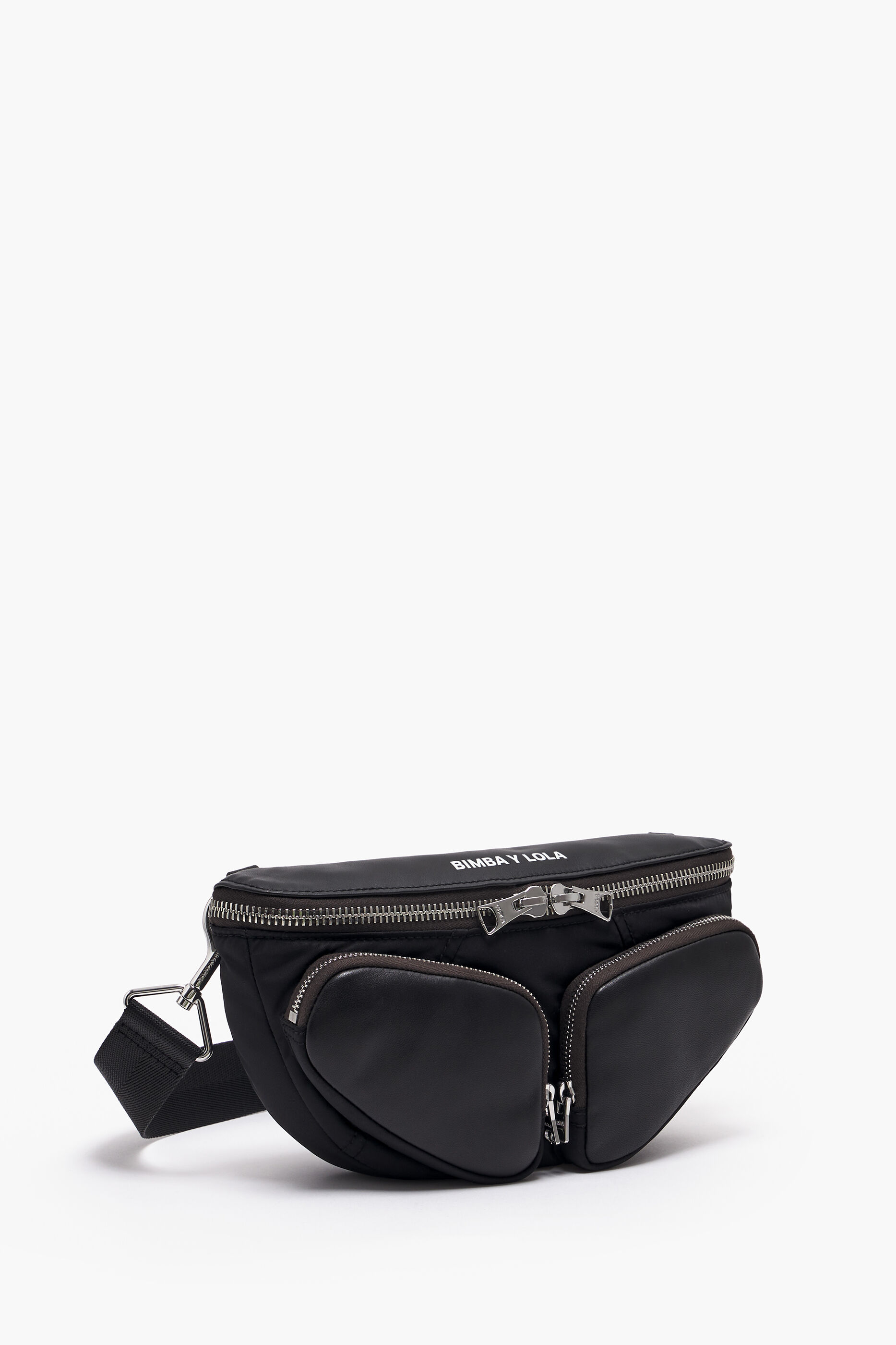 Pochete Pocket S em couro preto