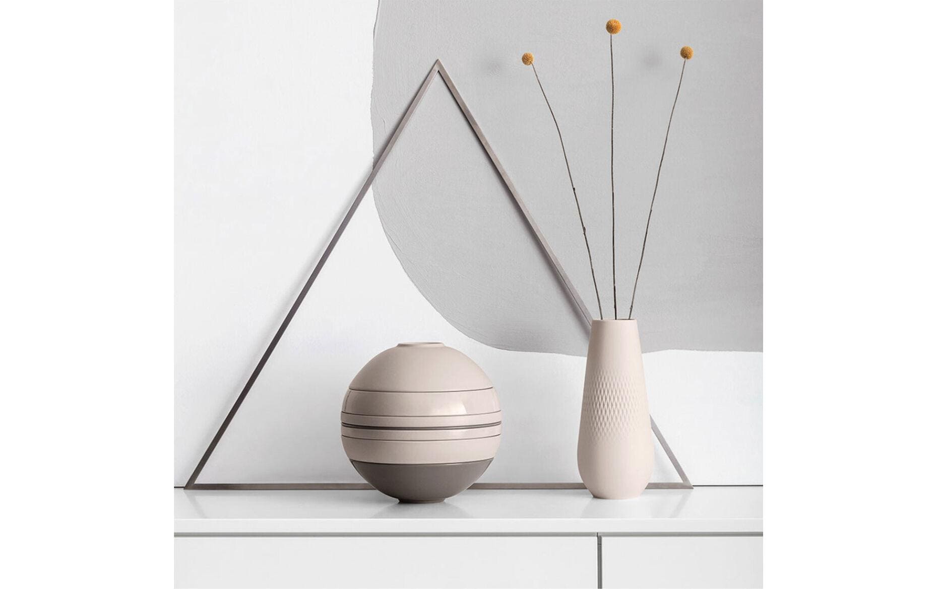 Speise-Service Iconic La Boule 7 Stück, Beige<br>Teller und Schalen Set