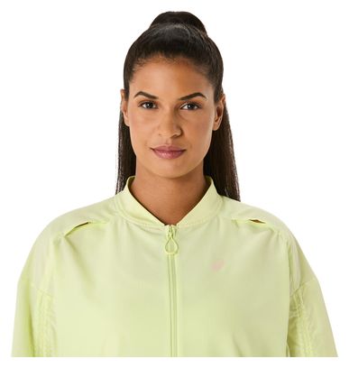 Veste coupe-vent Asics Nagino Run Jaune Femme