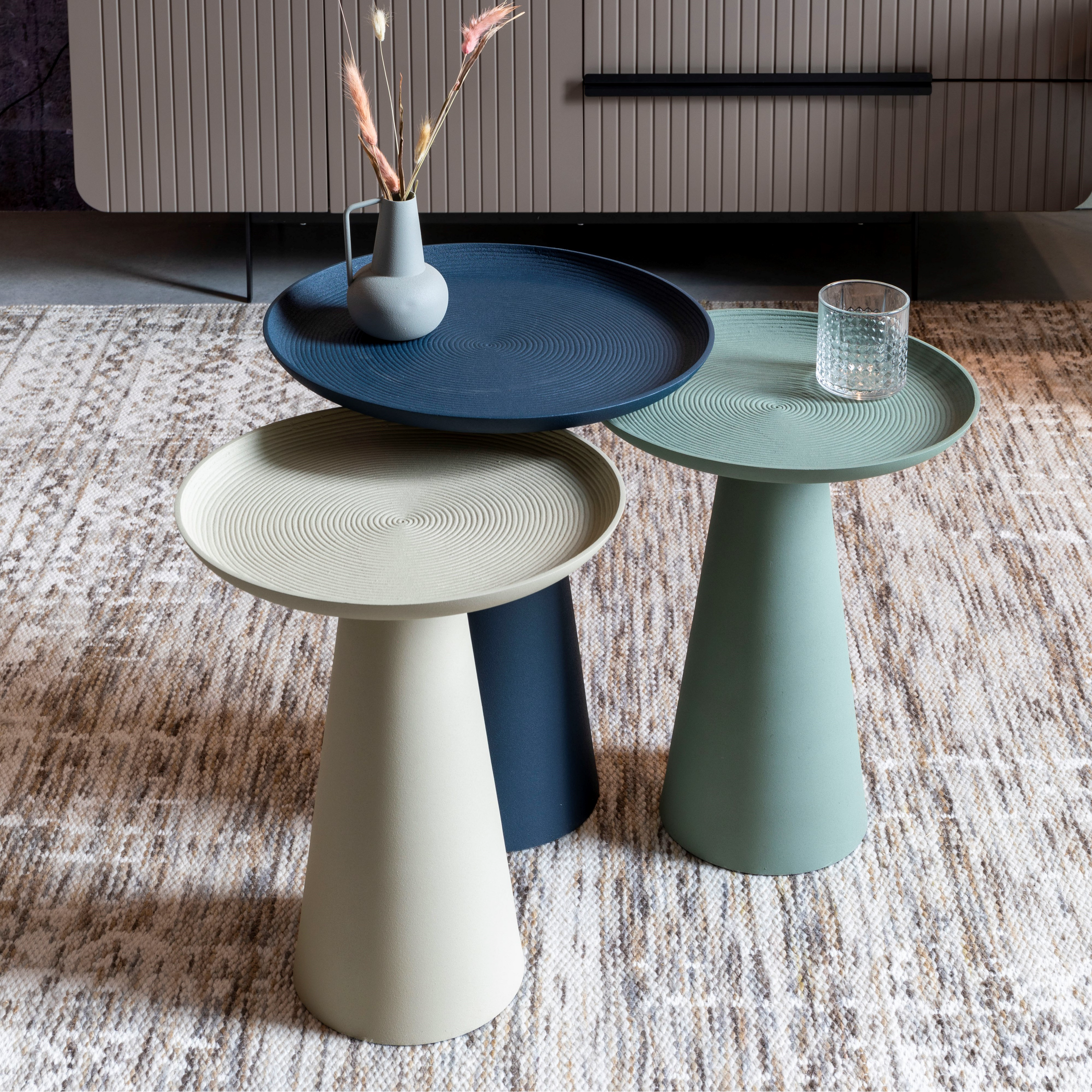 by fonQ basic Tira Bijzettafel - Klei - Ã 34,5 cm