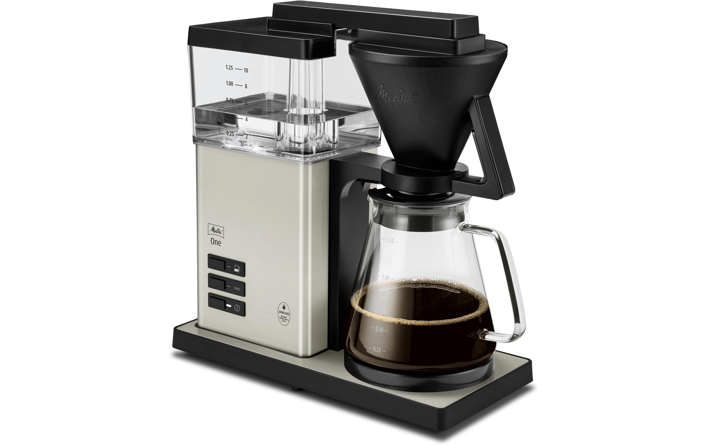 Melitta Filterkaffeemaschine »One Schwarz/Weiss« 1x4