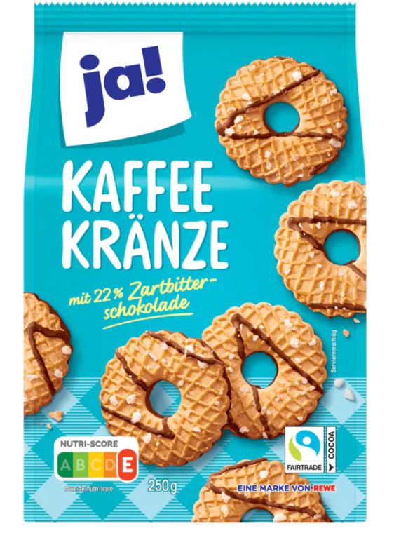 ja! Kaffee Kränze 250g MHD:20.10.25