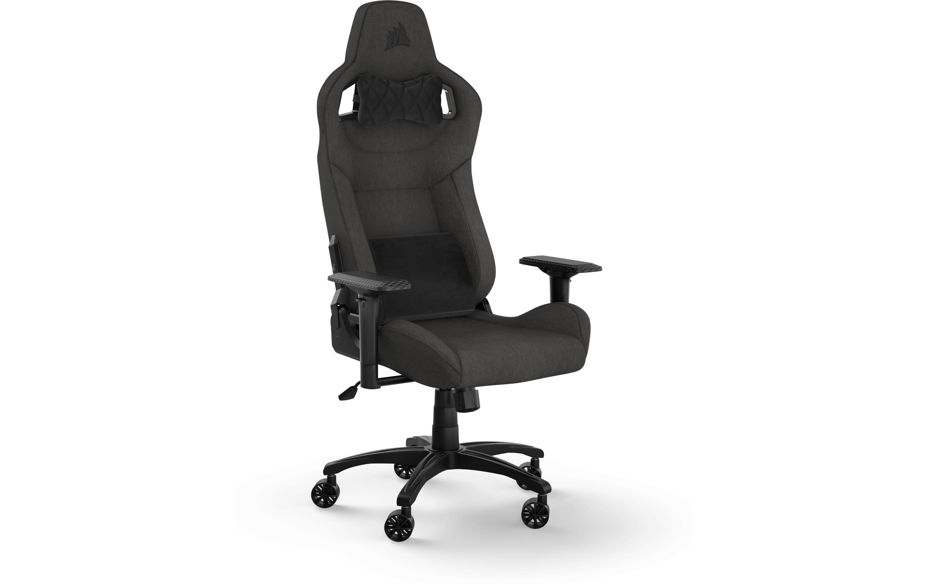 Gaming-Stuhl T3 Rush (2023) Schwarz<br>Ergonomischer Racing-Gaming-Stuhl mit einer Belastbarkeit von bis zu 120 kg
