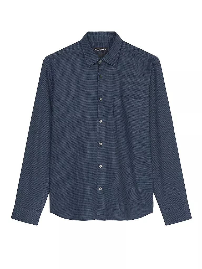 MARC O'POLO Hemd Regular Fit  dunkelblau