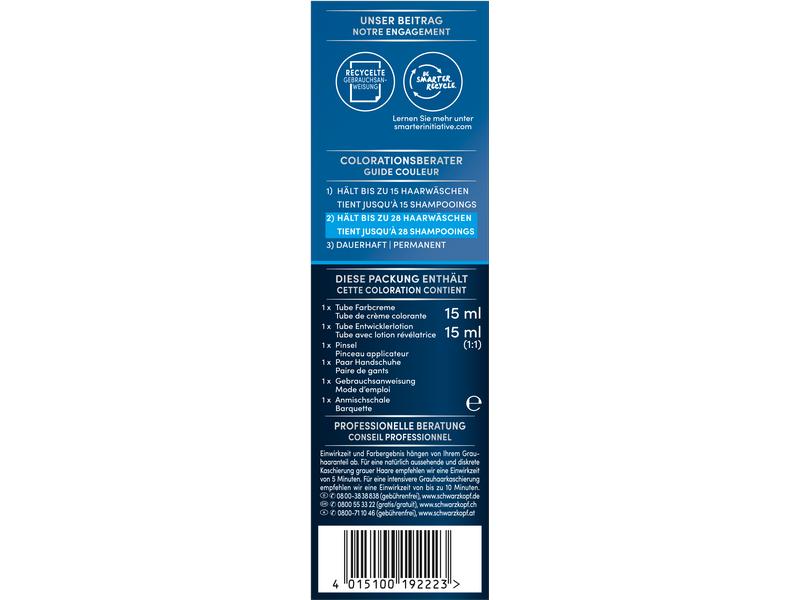 Schwarzkopf Men Perfect Barttönung Perfect Bart 60 Braun Bart-Coloration sorgt für ein diskretes und natürlich aussehendes Ergebnis