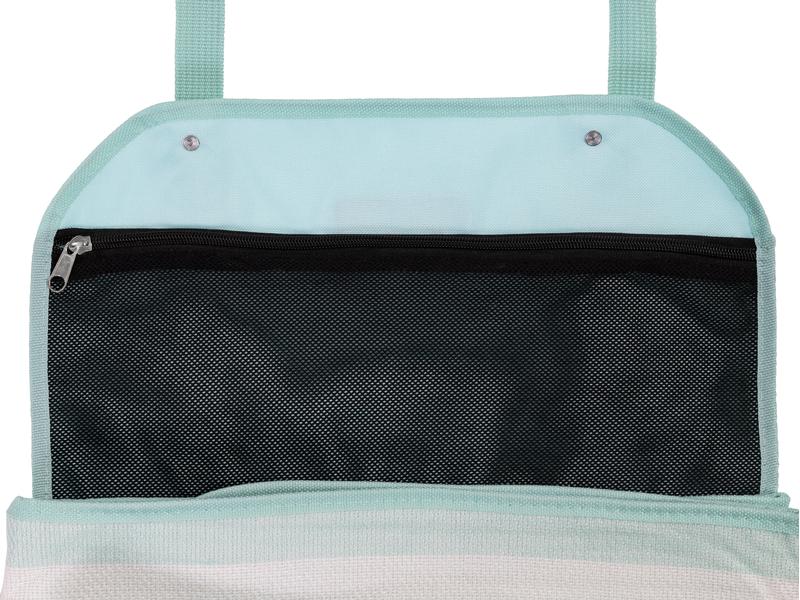KOOR Picknickdecke Stripes mint 200 x 300 cm Modische Picknick-Decke in sommerlichen Trendfarben