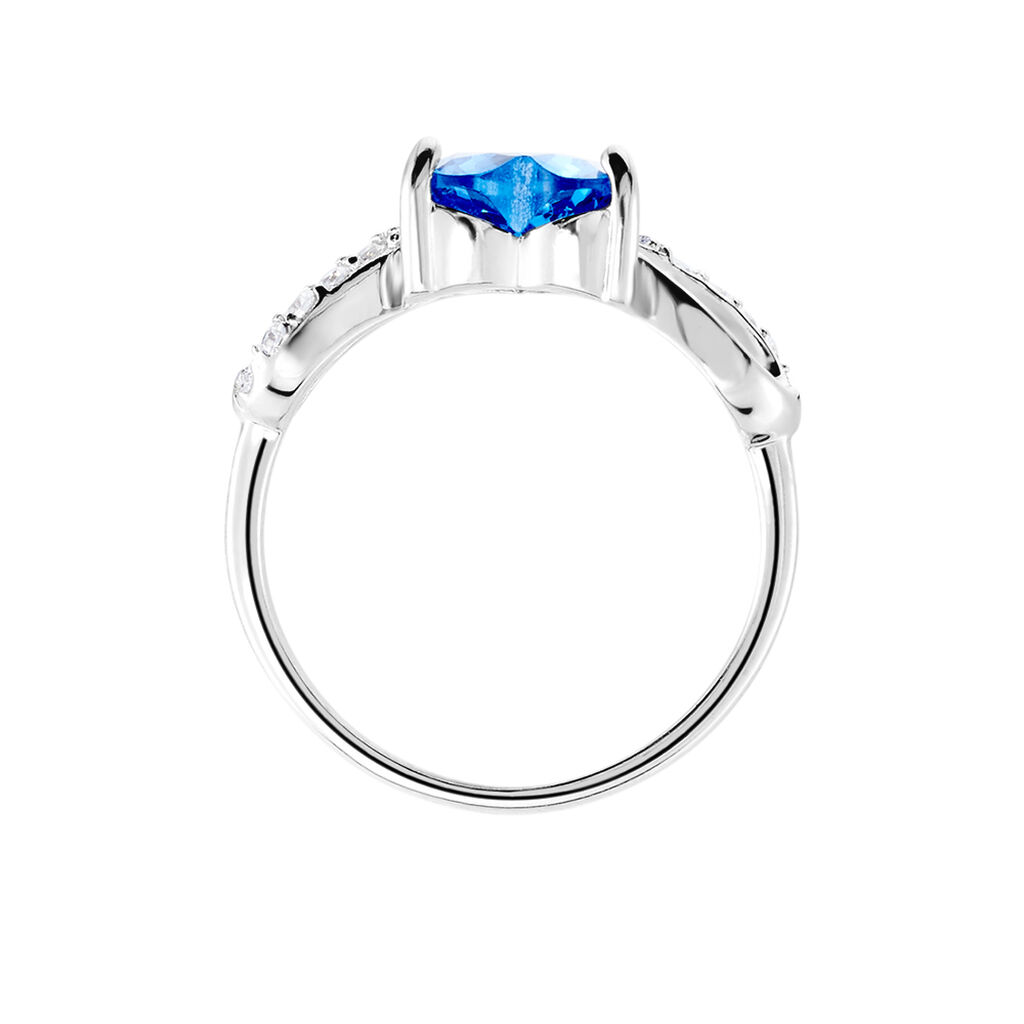 Bague Argent Blanc Atieno Oxyde De Zirconium