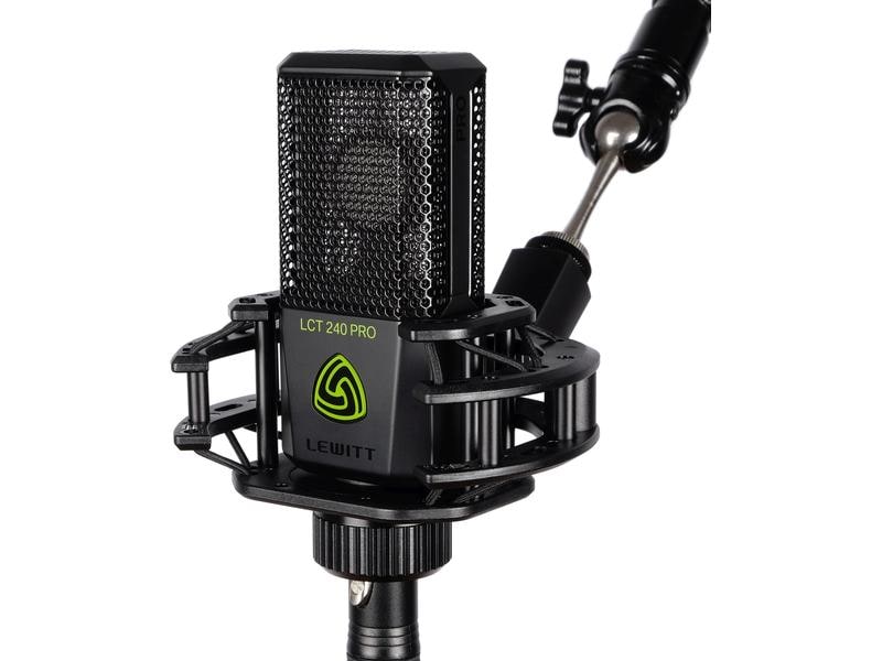 Lewitt Kondensatormikrofon LCT 240 Pro Vocal Set Schwarz Ideales Kondensator-Studiomikrofon für Einsteiger