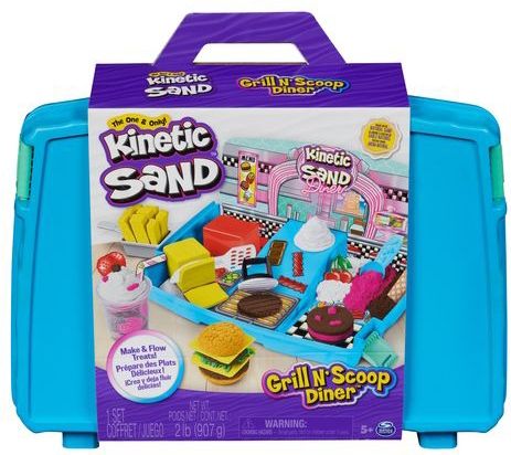 Kinetic Sand - Snackbar - Speelset - 907 g - Inclusief Keukengerei