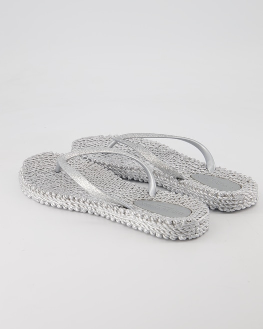 Ilse Jacobsen Cheerful 01 Zehentrenner in Silber