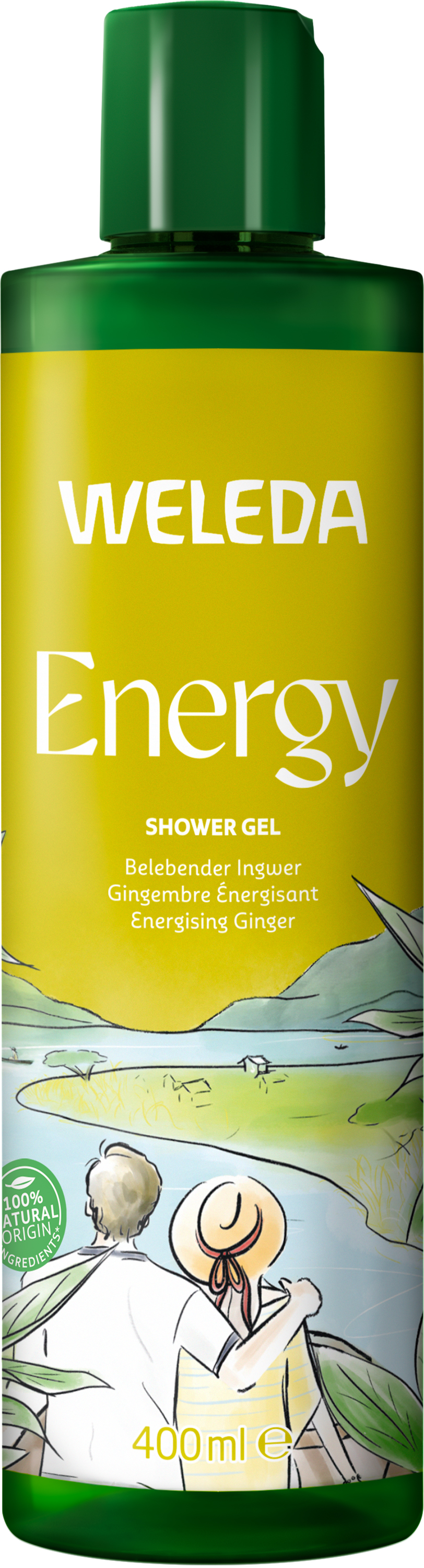 Weleda Shower Cream<br>400 ml, Flasche, Creme, Energy Ingwer