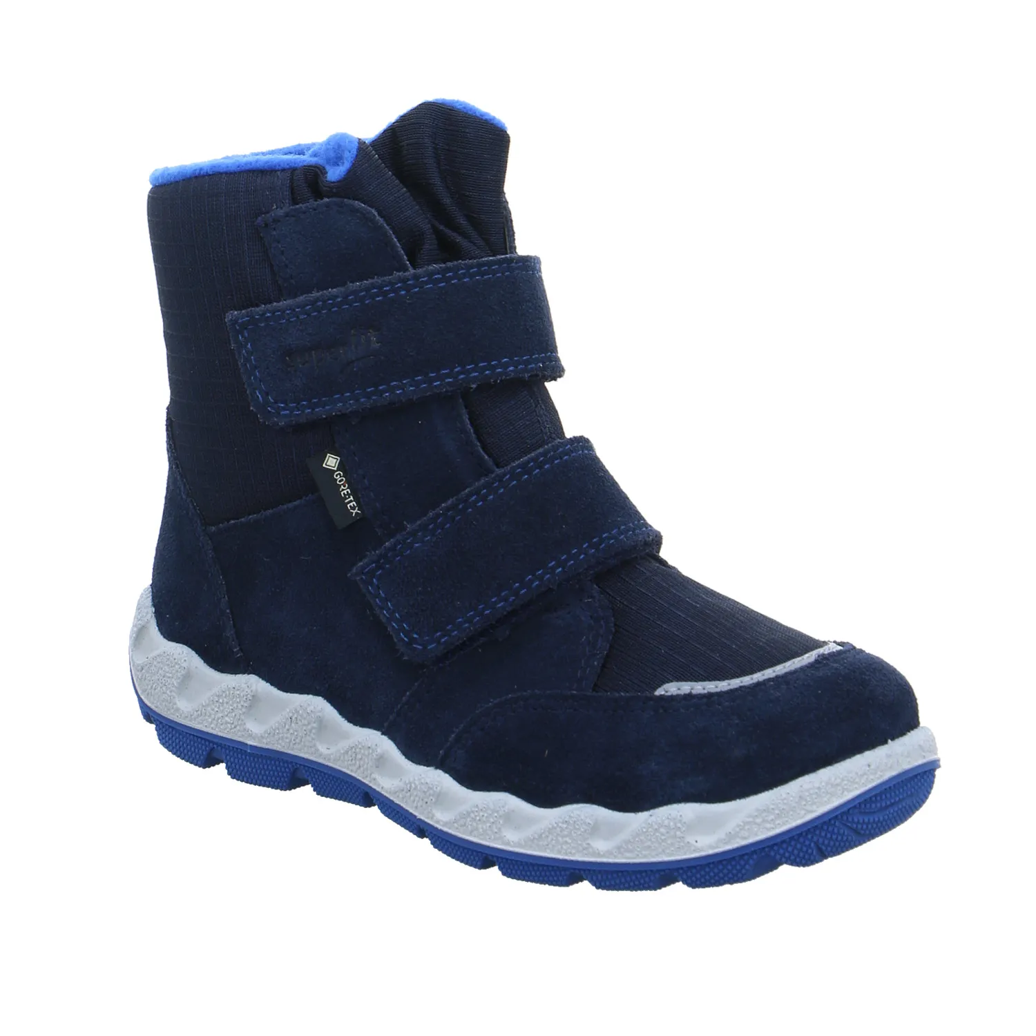 SUPERFIT Kleinkinder-Snowboot  Membran Dunkelblau Textil  Winterstiefel Unisex